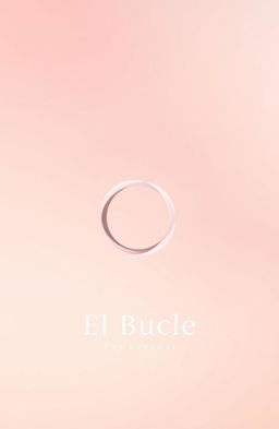 A minimalist album cover titled 'El Bucle de Uruguay', featuring a simple yet striking design that embodies the concept of a loop