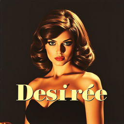 A vintage 1960s movie poster showcasing a film noir style, featuring a stunning beautiful woman as the main character