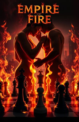 A hyper-realistic digital artwork featuring an erotic couple intertwined in shadows, their bodies passionately connected and semi-visible