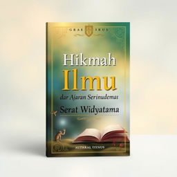 A book cover featuring the theme of wisdom in knowledge from the teachings of Serat Widyatama