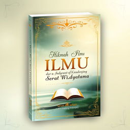 A book cover featuring the theme of wisdom in knowledge from the teachings of Serat Widyatama