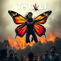 A cinematic action thriller superhero film poster titled 'TITALI'