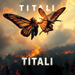 A cinematic action thriller superhero film poster titled 'TITALI'