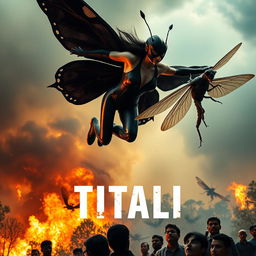 A cinematic action thriller superhero film poster titled 'TITALI'