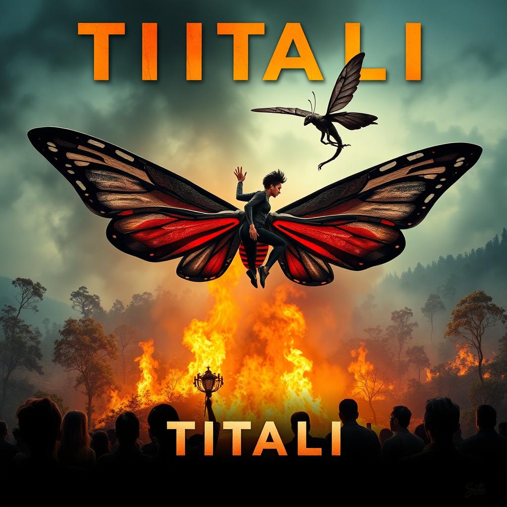 A cinematic action thriller superhero film poster titled 'TITALI'