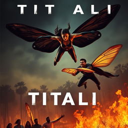 A cinematic action thriller superhero film poster titled 'TITALI'