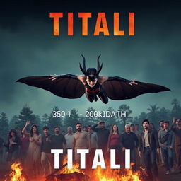 A cinematic action thriller superhero film poster titled 'TITALI'