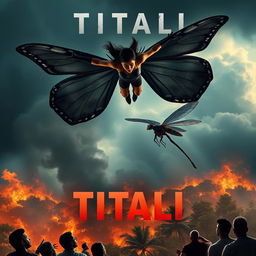 A cinematic action thriller superhero film poster titled 'TITALI'