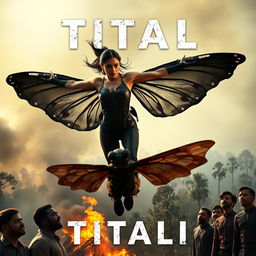 A cinematic action thriller superhero film poster titled 'TITALI'