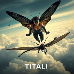 A cinematic action thriller superhero film poster titled 'TITALI'