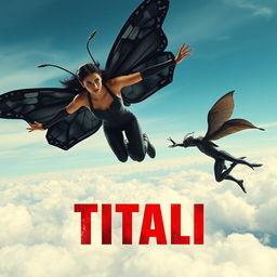 A cinematic action thriller superhero film poster titled 'TITALI'