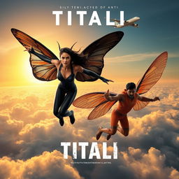 A dynamic cinematic action thriller superhero film poster titled 'TITALI'