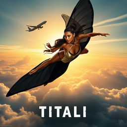 A dynamic cinematic action thriller superhero film poster titled 'TITALI'