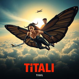 A dynamic cinematic action thriller superhero film poster titled 'TITALI'