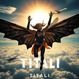 A captivating cinematic action thriller superhero film poster titled 'TITALI'