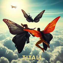 A captivating cinematic action thriller superhero film poster titled 'TITALI'