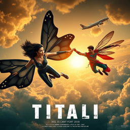 A cinematic superhero film poster titled 'TITALI'