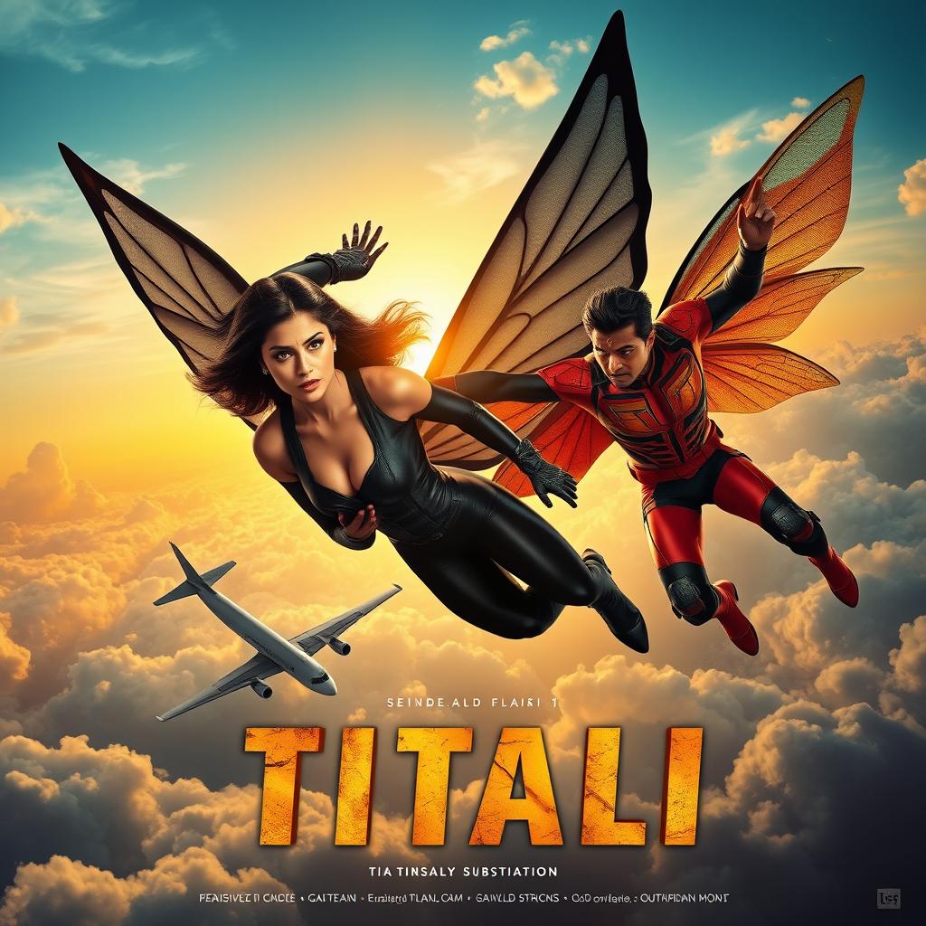 A cinematic superhero film poster titled 'TITALI'