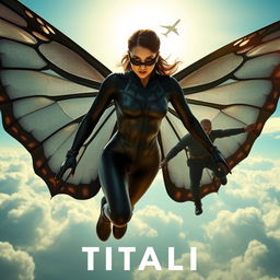 A cinematic action thriller superhero film poster titled 'TITALI'