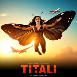 A cinematic action thriller superhero film poster titled 'Titali'