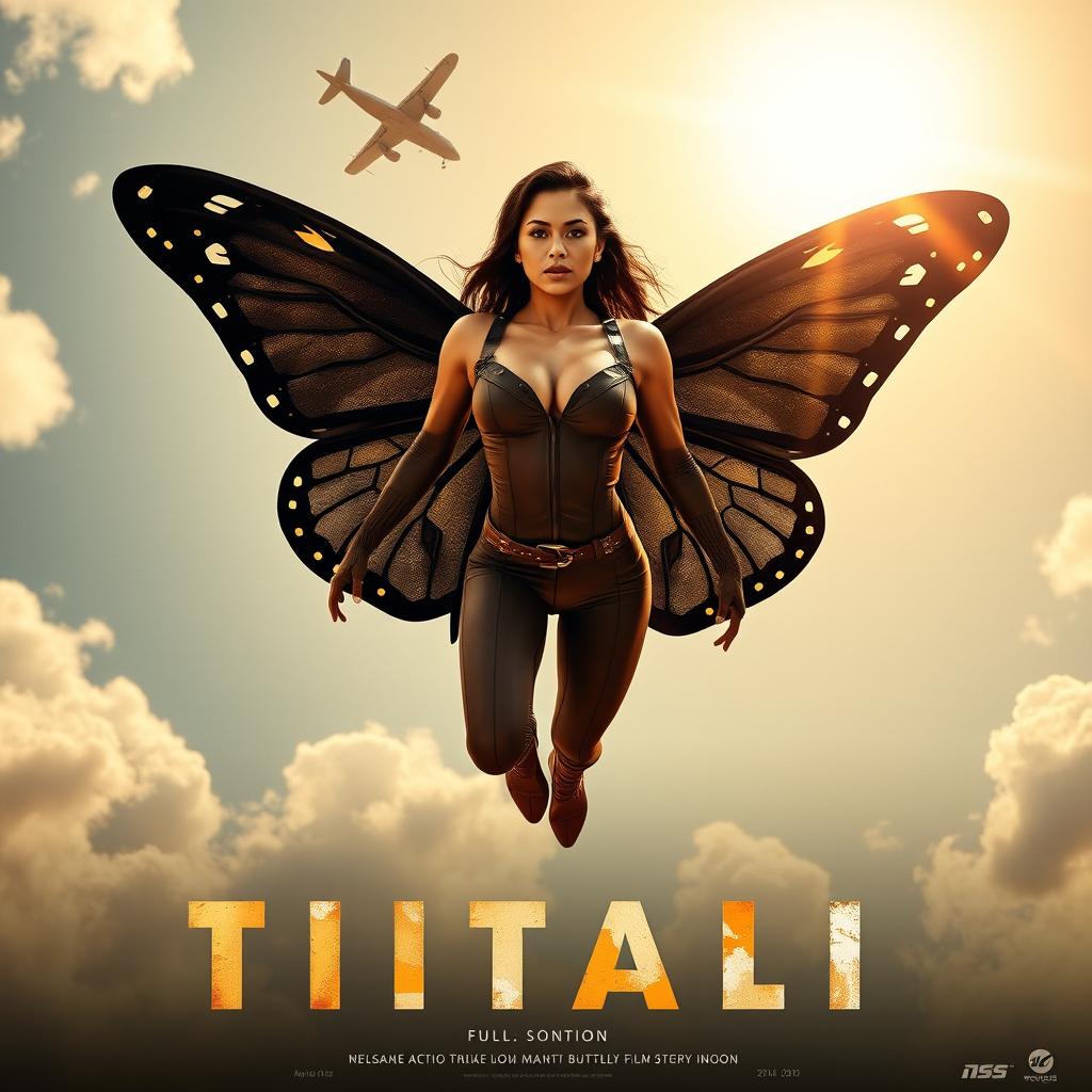 A cinematic action thriller superhero film poster titled 'Titali'