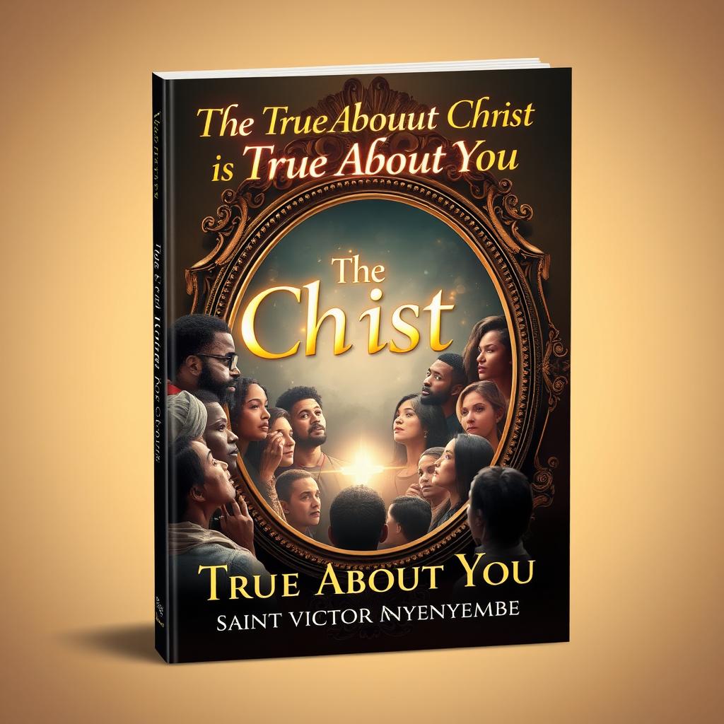 An eye-catching book cover design for 'The True About Christ is True About You' by Saint Victor Mnyenyembe