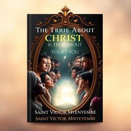 An eye-catching book cover design for 'The True About Christ is True About You' by Saint Victor Mnyenyembe