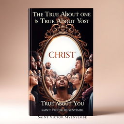 An eye-catching book cover design for 'The True About Christ is True About You' by Saint Victor Mnyenyembe