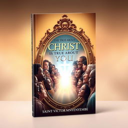 An eye-catching book cover design for 'The True About Christ is True About You' by Saint Victor Mnyenyembe