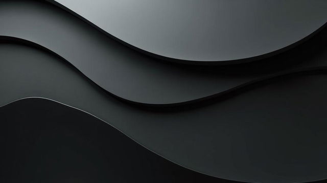 A beautiful Black and Grey gradient minimalist banner design, featuring a smooth and captivating transition between deep black and subtle grey tones