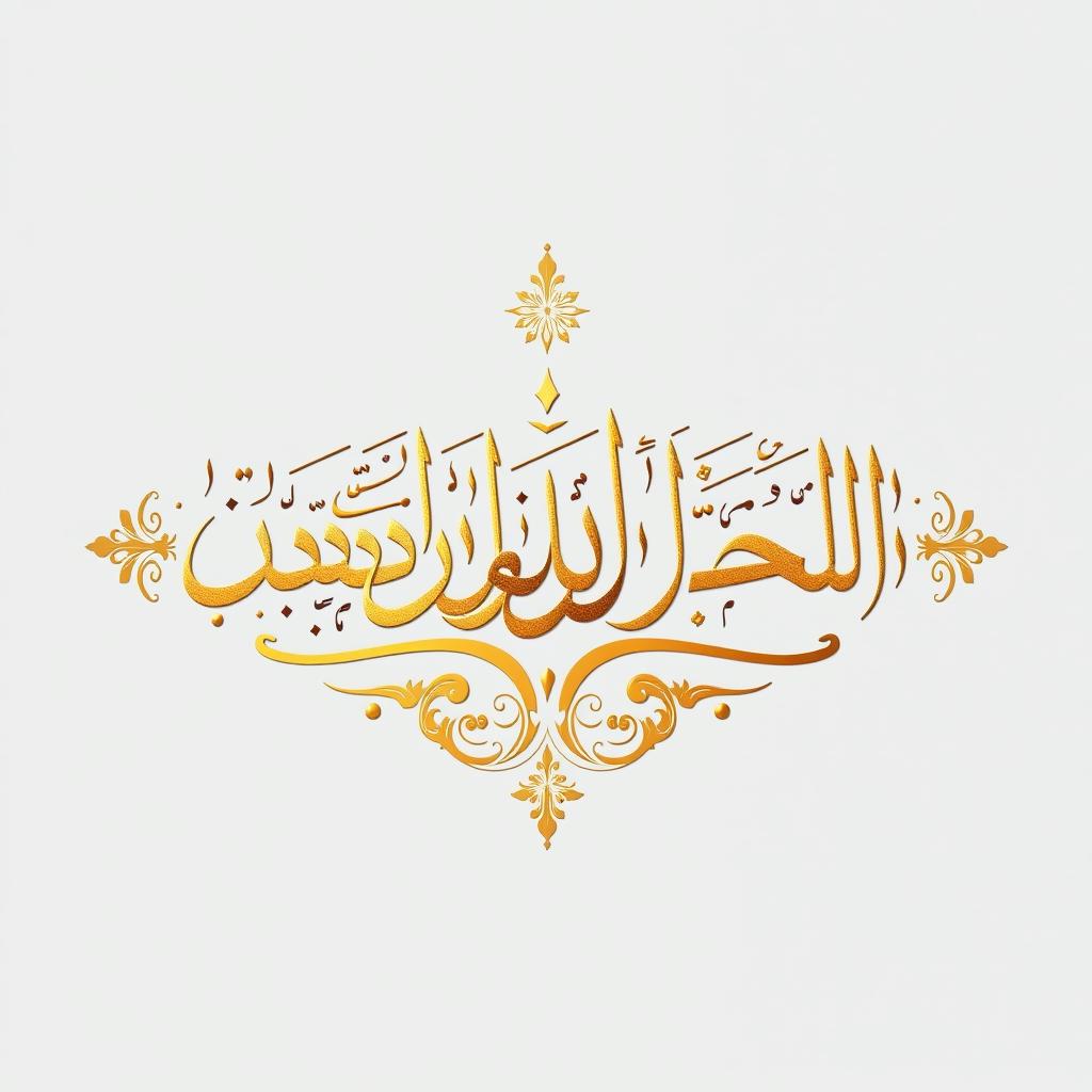 An artistic representation of the Arabic phrase "يا الله يا ربي" (Ya Allah Ya Robbi), beautifully rendered in calligraphy