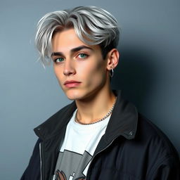 Serin's profile picture exudes charisma and style, showcasing his striking facial features with high cheekbones and a defined jawline