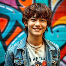 Tae's profile picture radiates a sense of cool confidence and creativity, showcasing his warm, inviting smile that reflects his friendly personality