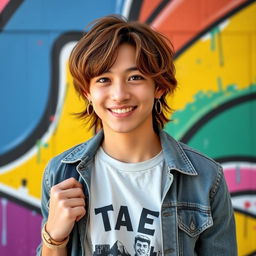 Tae's profile picture radiates a sense of cool confidence and creativity, showcasing his warm, inviting smile that reflects his friendly personality