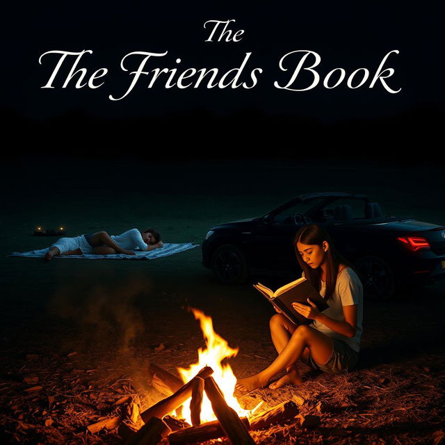 A cinematic film poster titled 'The Friends Book'