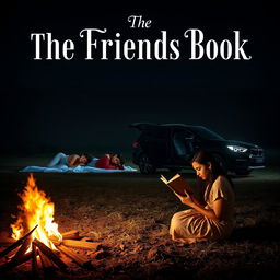 A cinematic film poster titled 'The Friends Book'