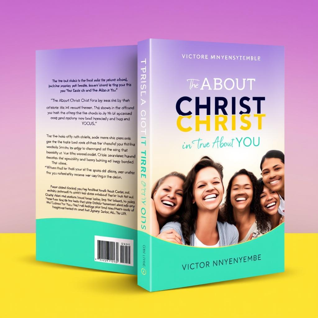 A visually appealing book cover design for the title "True About Christ is True About You"