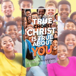 A visually appealing book cover design for the title "True About Christ is True About You"