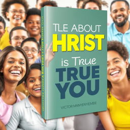 A visually appealing book cover design for the title "True About Christ is True About You"