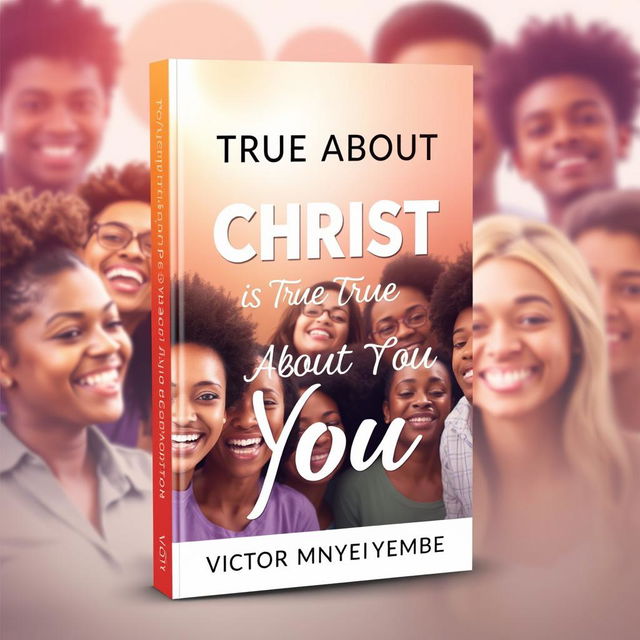 An inviting book cover design for the title "True About Christ is True About You"