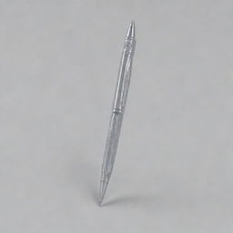 A detailed rendering of a 5-dollar pen with an elegant design and a shiny finish.