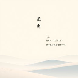 A serene and tranquil anime-style minimalist landscape as the background for a book cover