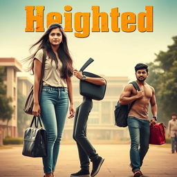 A cinematic film poster titled 'Heighted'