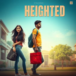 A cinematic film poster titled 'Heighted'