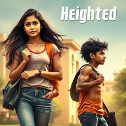 A cinematic film poster titled 'Heighted'