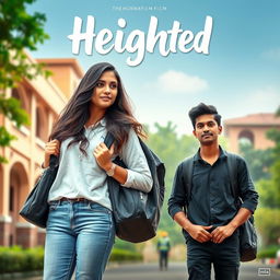 A cinematic film poster titled 'Heighted'