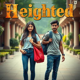 A cinematic film poster titled 'Heighted'