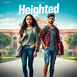 A cinematic film poster titled 'Heighted'