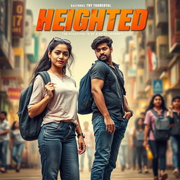 A cinematic action film poster titled 'Heighted'