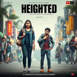 A cinematic action film poster titled 'Heighted'